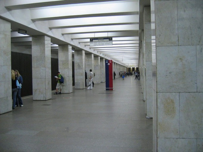 Belső a metro station "Vladykino"